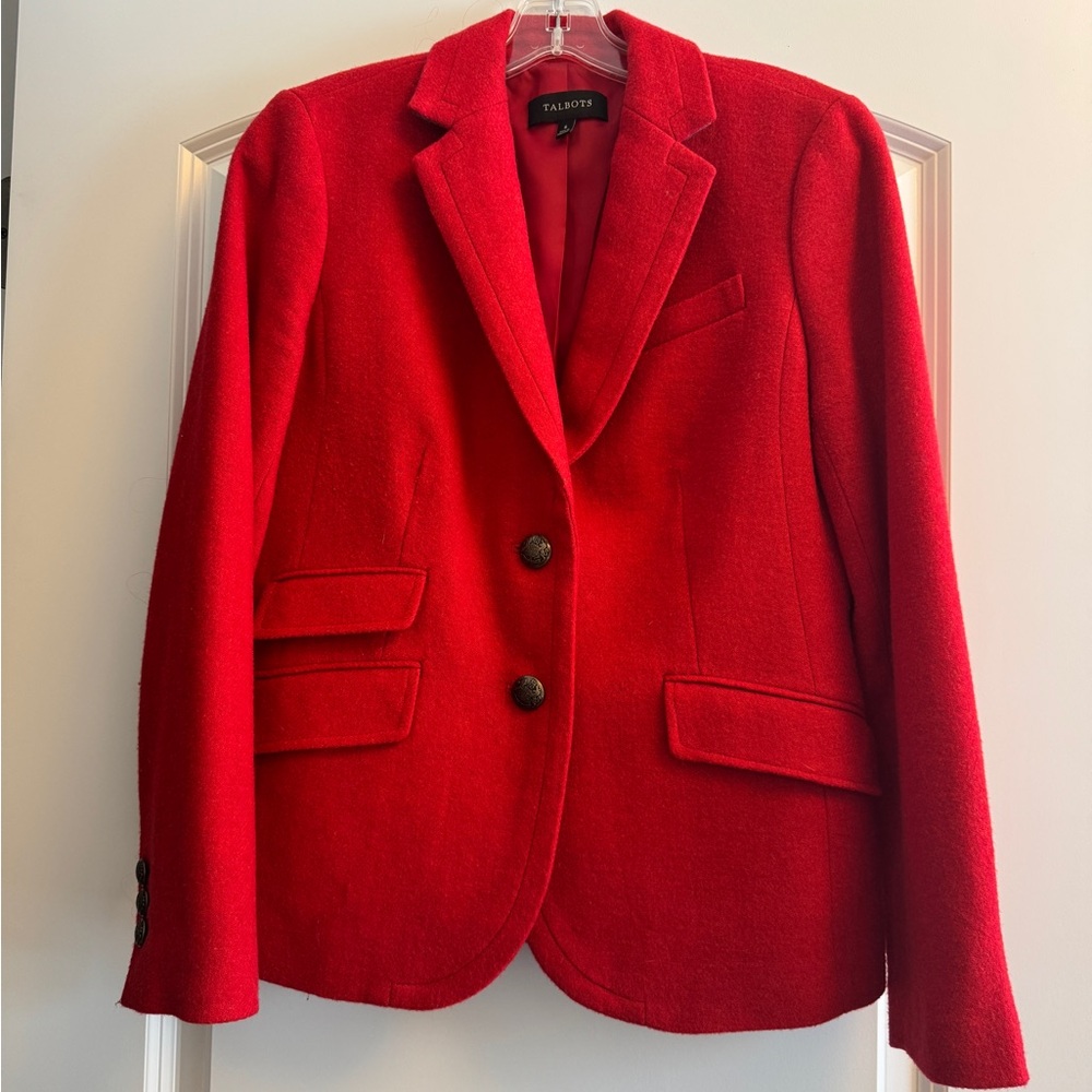Talbots Vibrant Red Women's Blazer